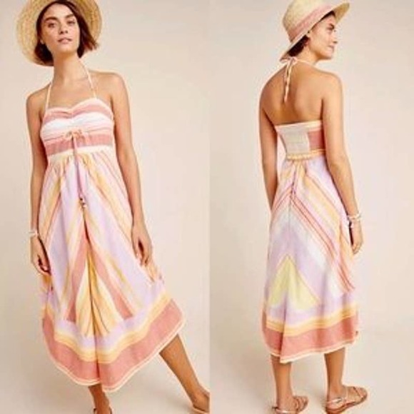 Anthropologie Dresses & Skirts - ANTHROPOLOGIE savannah halter dress